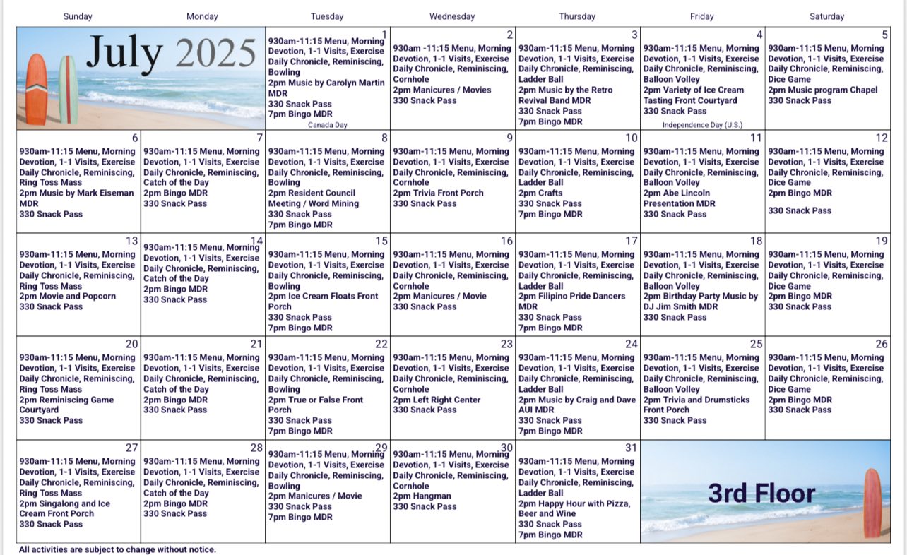 Calendars
